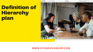 Definition of Hierarchy plan