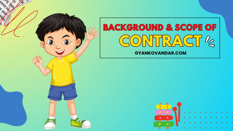 Background and Scope of Contract